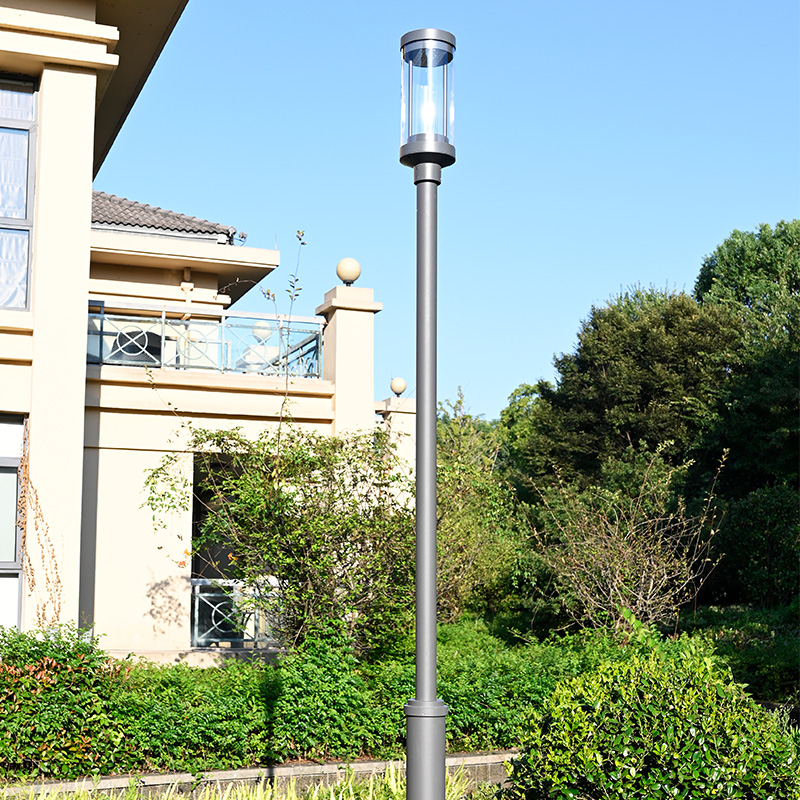 YMLED-6108 Luz de paisaje superior de poste LED con cuerpo de PC de aluminio YMLED-6108 Luz de paisaje superior de poste LED con cuerpo de PC de aluminio