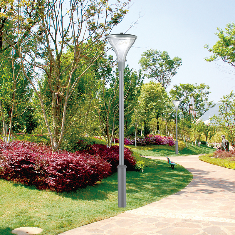 YMLED-6135B Luz LED de alta luminosidad para jardín, nuevo diseño, iluminación superior para poste de parque