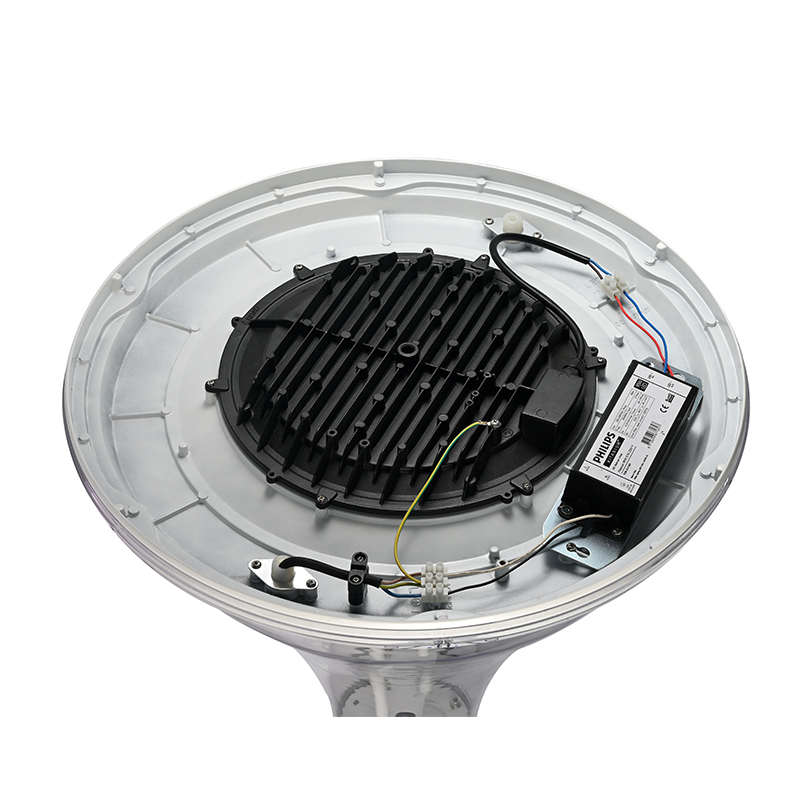 YMLED-6135B Luz LED de alta luminosidad para jardín, nuevo diseño, iluminación superior para poste de parque