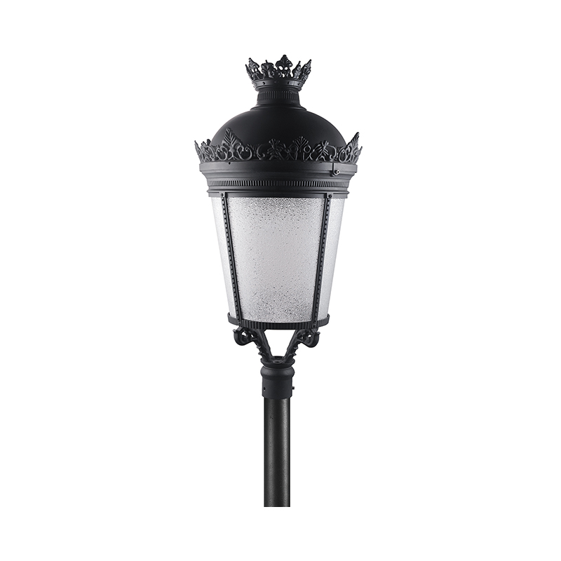 YMLED-6125 Luces superiores de poste LED de aluminio de Europa clásica