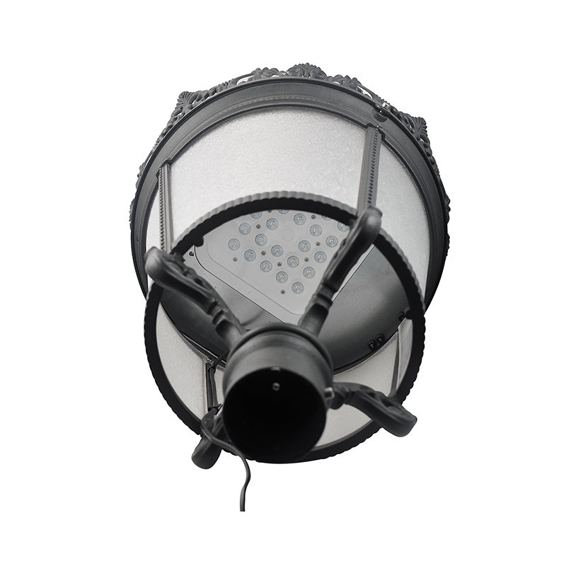YMLED-6125 Luces superiores de poste LED de aluminio de Europa clásica