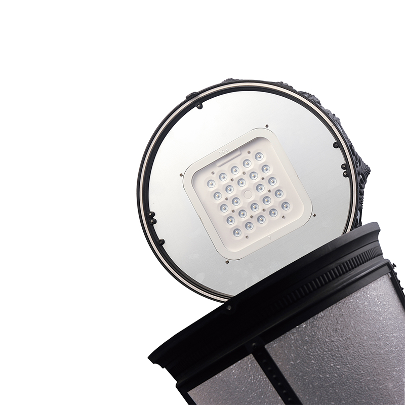 YMLED-6125 Luces superiores de poste LED de aluminio de Europa clásica