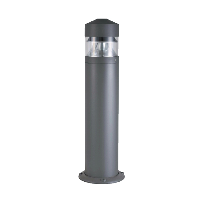 Cuerpo clásico IP65 de la aleación de aluminio del bolardo del jardín del LED de YMLED-6201A clasificado con el portalámparas E27