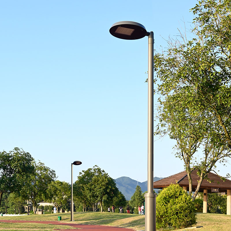 Iluminación inteligente YMLED-6409 equipada con farolas LED de aluminio con enchufe NEMA