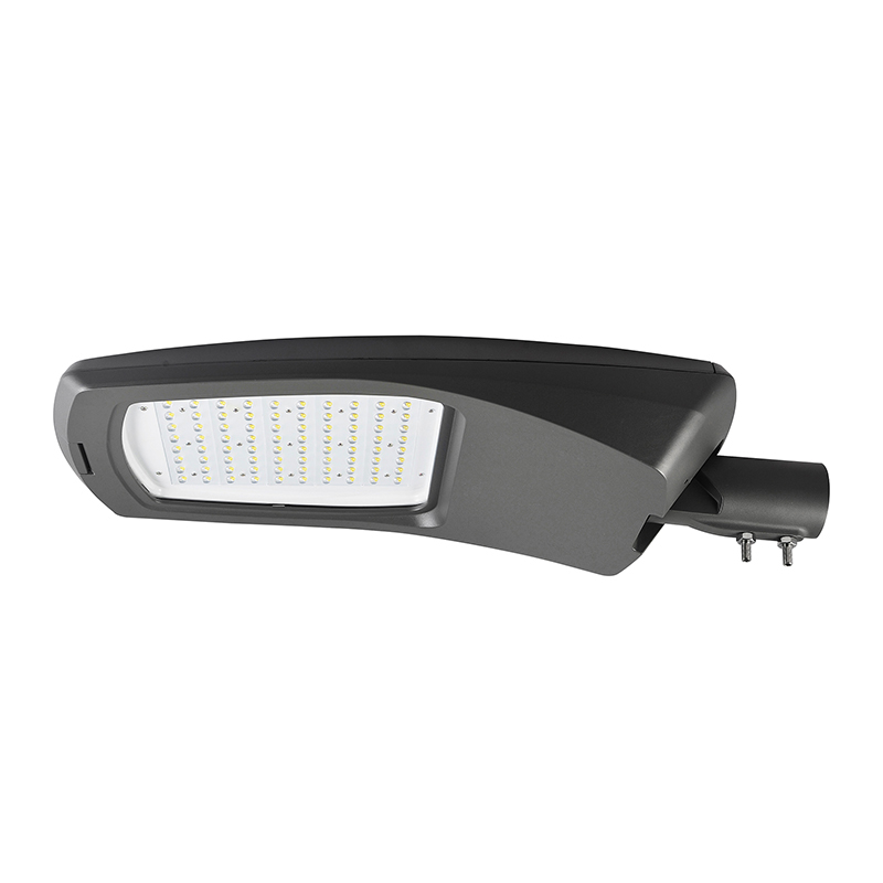 Aluminio fundido a presión de alto brillo YMLED-6408L con luces de calle LED con cubierta de vidrio templado