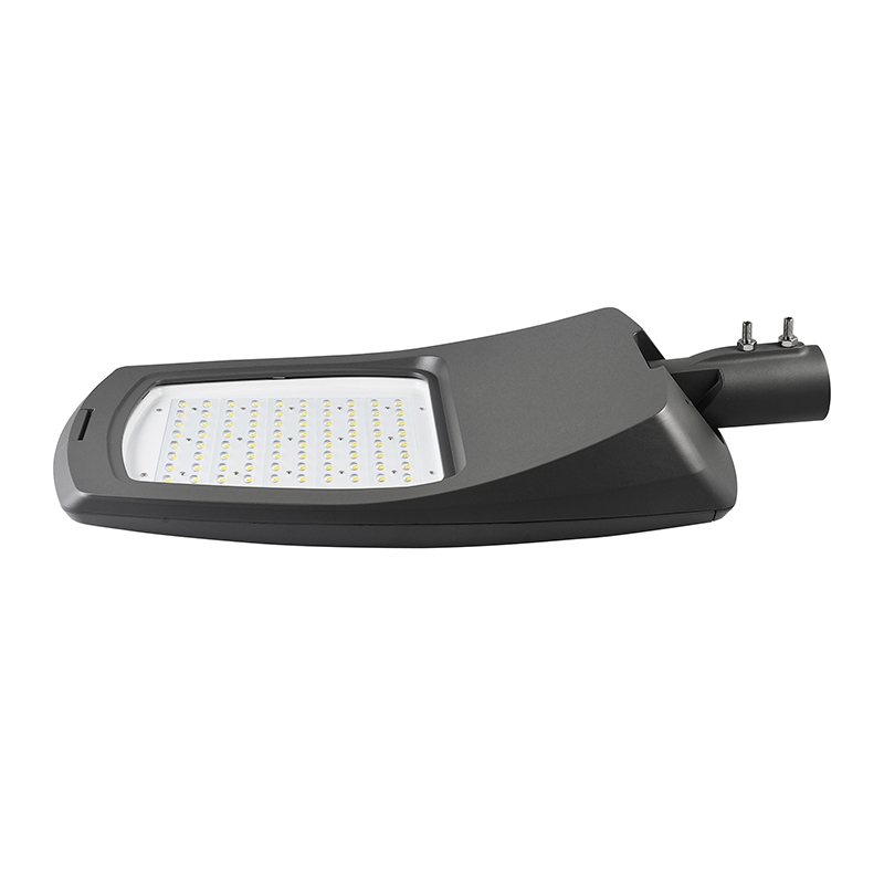 Aluminio fundido a presión de alto brillo YMLED-6408L con luces de calle LED con cubierta de vidrio templado