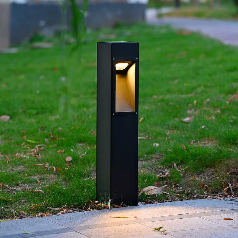 YMLED-6245 Nueva lámpara LED rectangular IP65 para exteriores con iluminación de bolardo YMLED-6245 Nueva lámpara LED rectangular IP65 para exteriores con iluminación de bolardo